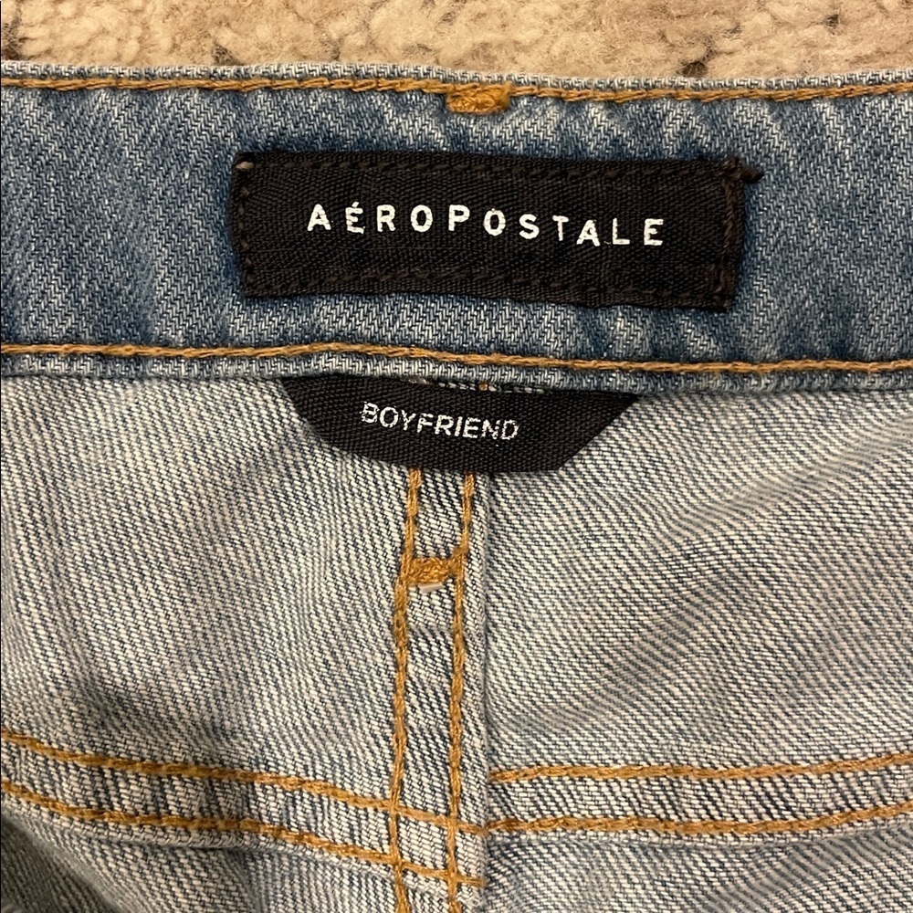 Aeropostale Women's Light Blue Boyfriend Jeans - Picture 6 of 17